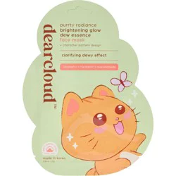 Dearcloud Purrty Radiance Brightening Glow Face Mask