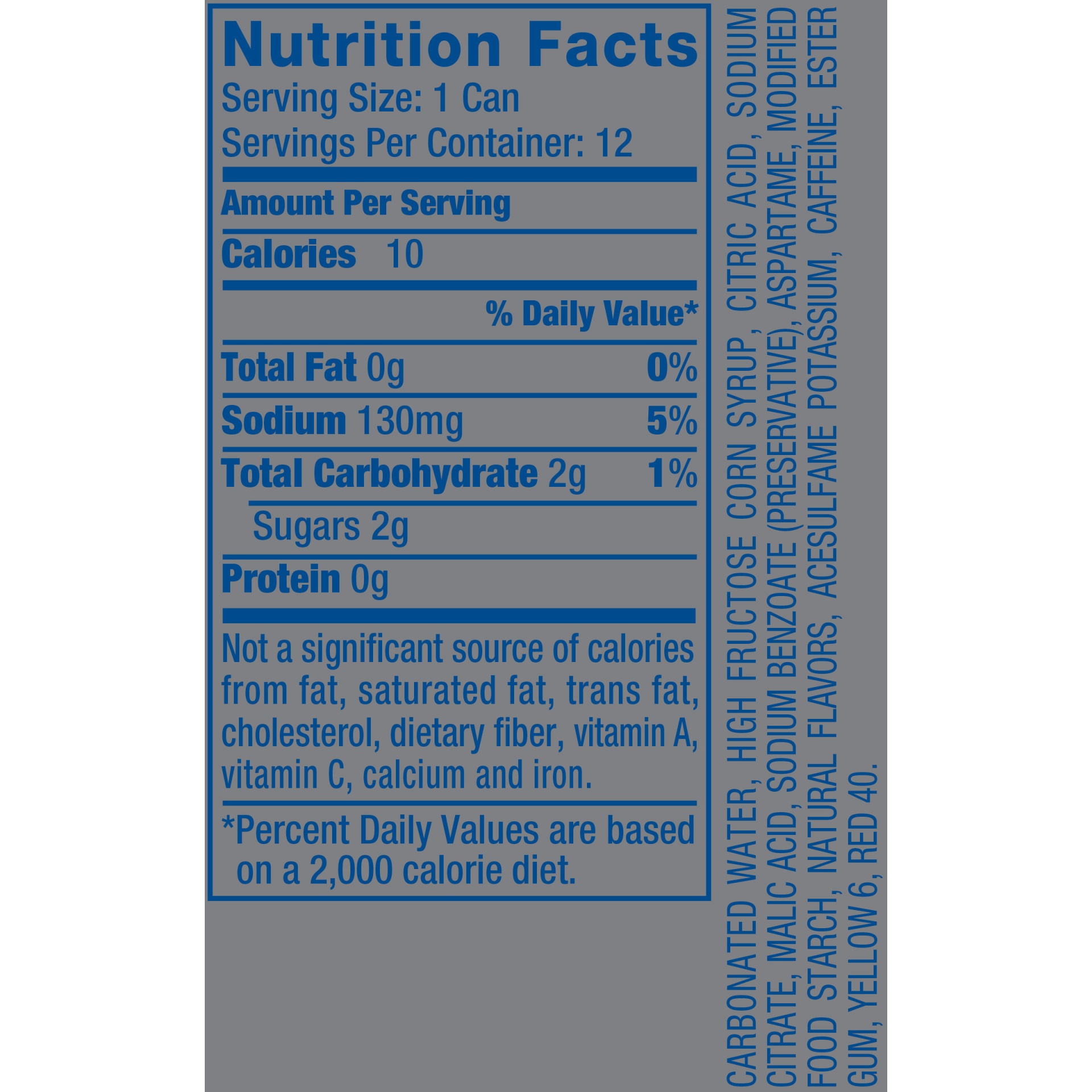 slide 3 of 3, Sunkist TEN Orange Soda, 12 ct; 12 fl oz