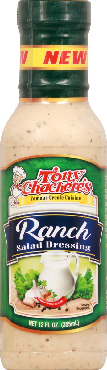 slide 8 of 11, Tony Chachere's Ranch Salad Dressing, 12 oz