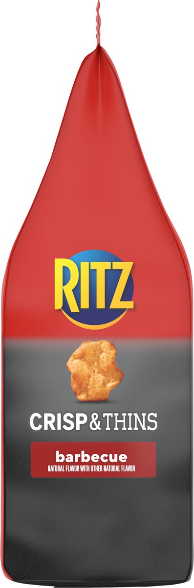 slide 7 of 9, RITZ Crisp and Thins Barbecue Chips, 7.1 oz, 7.1 oz