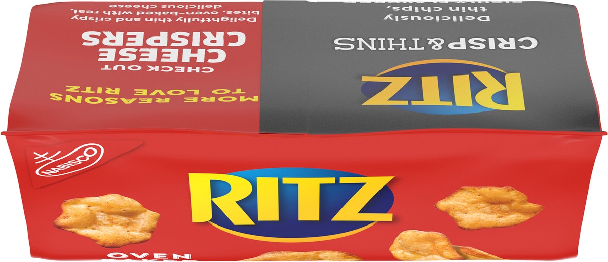 slide 9 of 9, RITZ Crisp and Thins Barbecue Chips, 7.1 oz, 7.1 oz