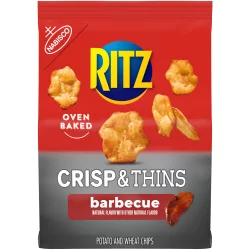 RITZ Crisp and Thins Barbecue Chips