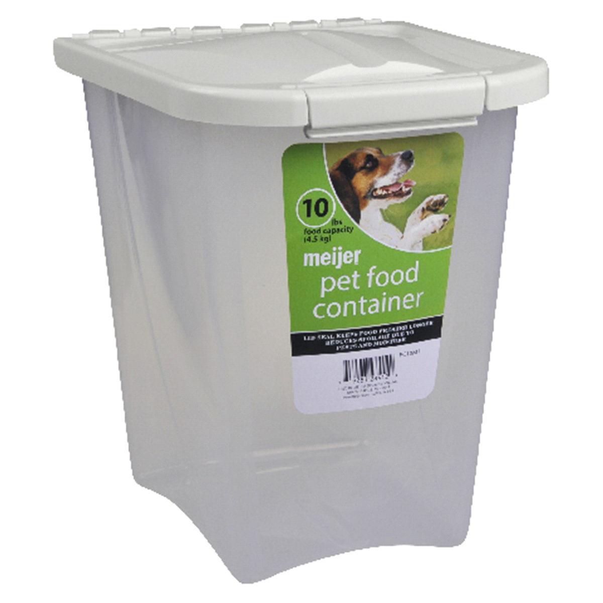 slide 1 of 1, Meijer Pet Food Storage Container, 10 lb, 1 ct