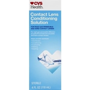slide 1 of 1, CVS Health Rigid Gas Permeable Conditioning Solution Regular, 4 fl oz; 118 ml