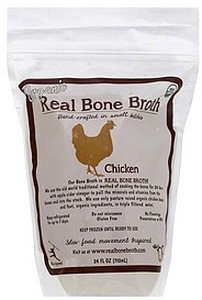 slide 1 of 2, Real True Foods Chicken Bone Broth, 24 oz