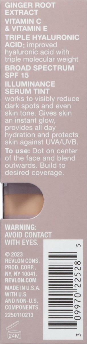 slide 12 of 13, Revlon Illuminance Broad Spectrum SPF 15 Light Natural 213 Serum Tint 0.94 fl oz, 0.94 fl oz