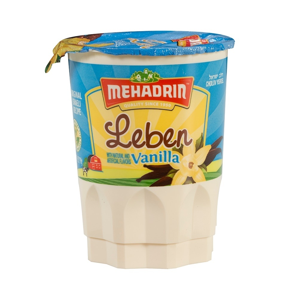 slide 1 of 1, Mehadrin Leben Vanilla Yogurt, 6 oz