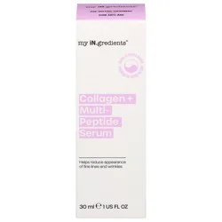 my iN.gredients Collagen + Multi-Peptide Serum 1 fl oz