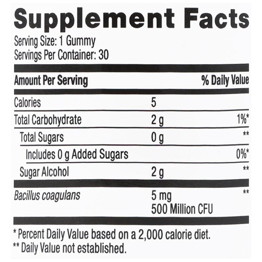 slide 3 of 5, Walgreens Free & Pure Kids Probiotic Gummies Raspberry, 30 ct