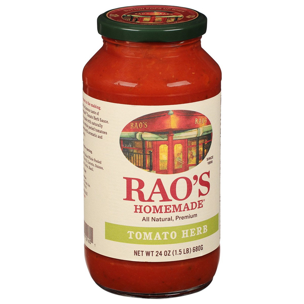 slide 5 of 9, Rao's Homemade Homemade Tomato Herb Sauce 1 24 oz, 24 oz