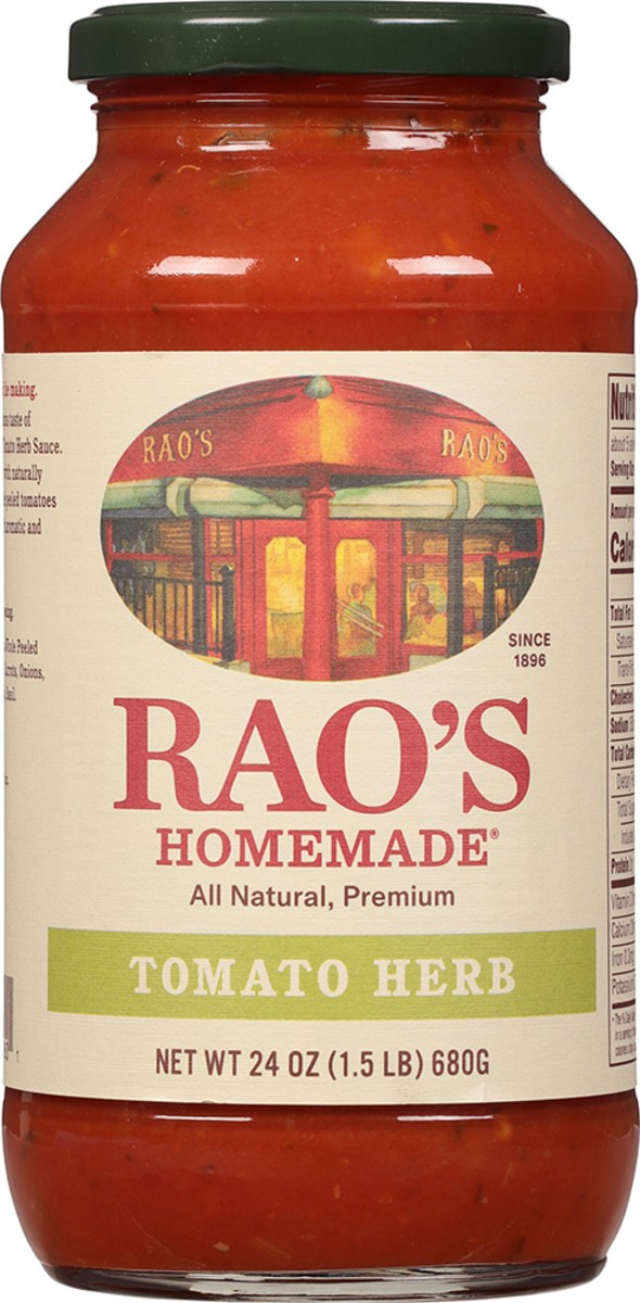 slide 9 of 9, Rao's Homemade Homemade Tomato Herb Sauce 1 24 oz, 24 oz