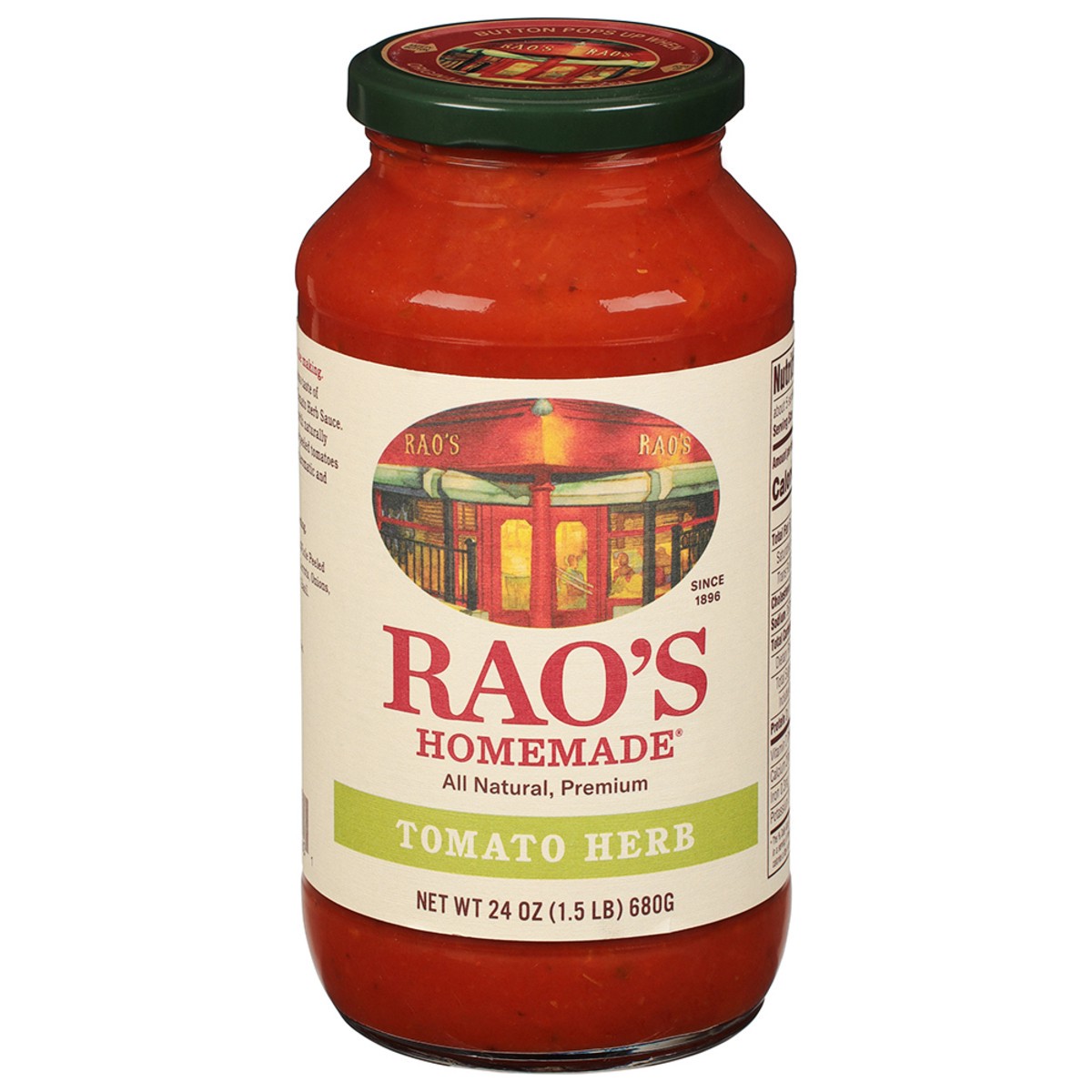 slide 1 of 9, Rao's Homemade Homemade Tomato Herb Sauce 1 24 oz, 24 oz