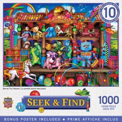 Masterpieces Seek & Find Secret Toy Heaven 1000 Piece Puzzle