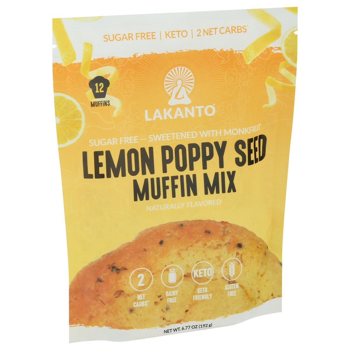 slide 6 of 9, Lakanto Sugar Free Lemon Poppy Seed Muffin Mix 6.77 oz, 6.77 oz