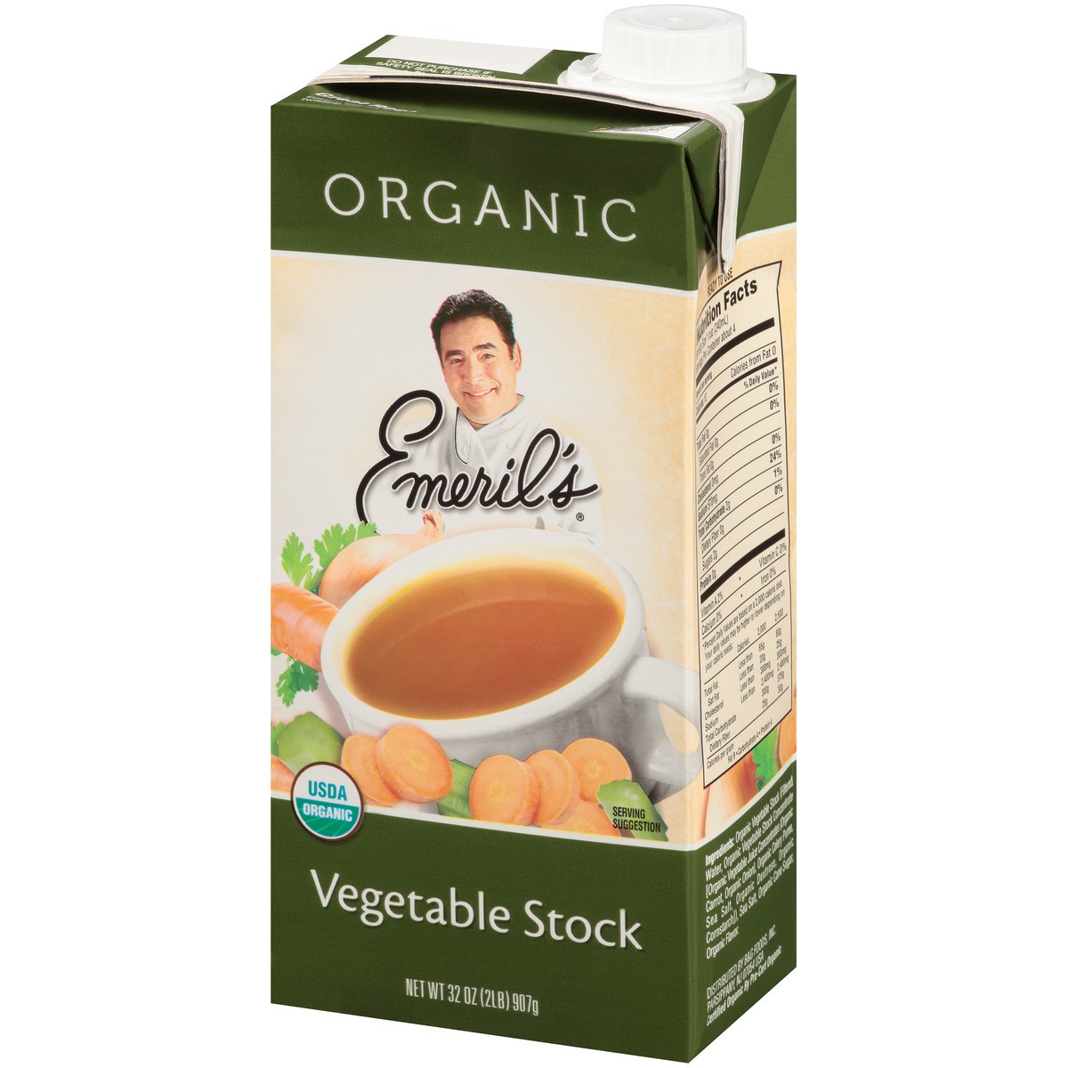 slide 3 of 9, Emeril's Stock Natural Vegetable, 32 oz