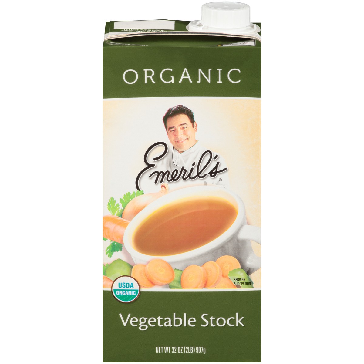 slide 1 of 9, Emeril's Stock Natural Vegetable, 32 oz