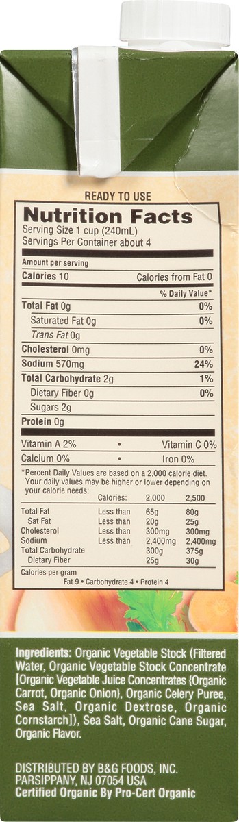 slide 8 of 9, Emeril's Stock Natural Vegetable, 32 oz