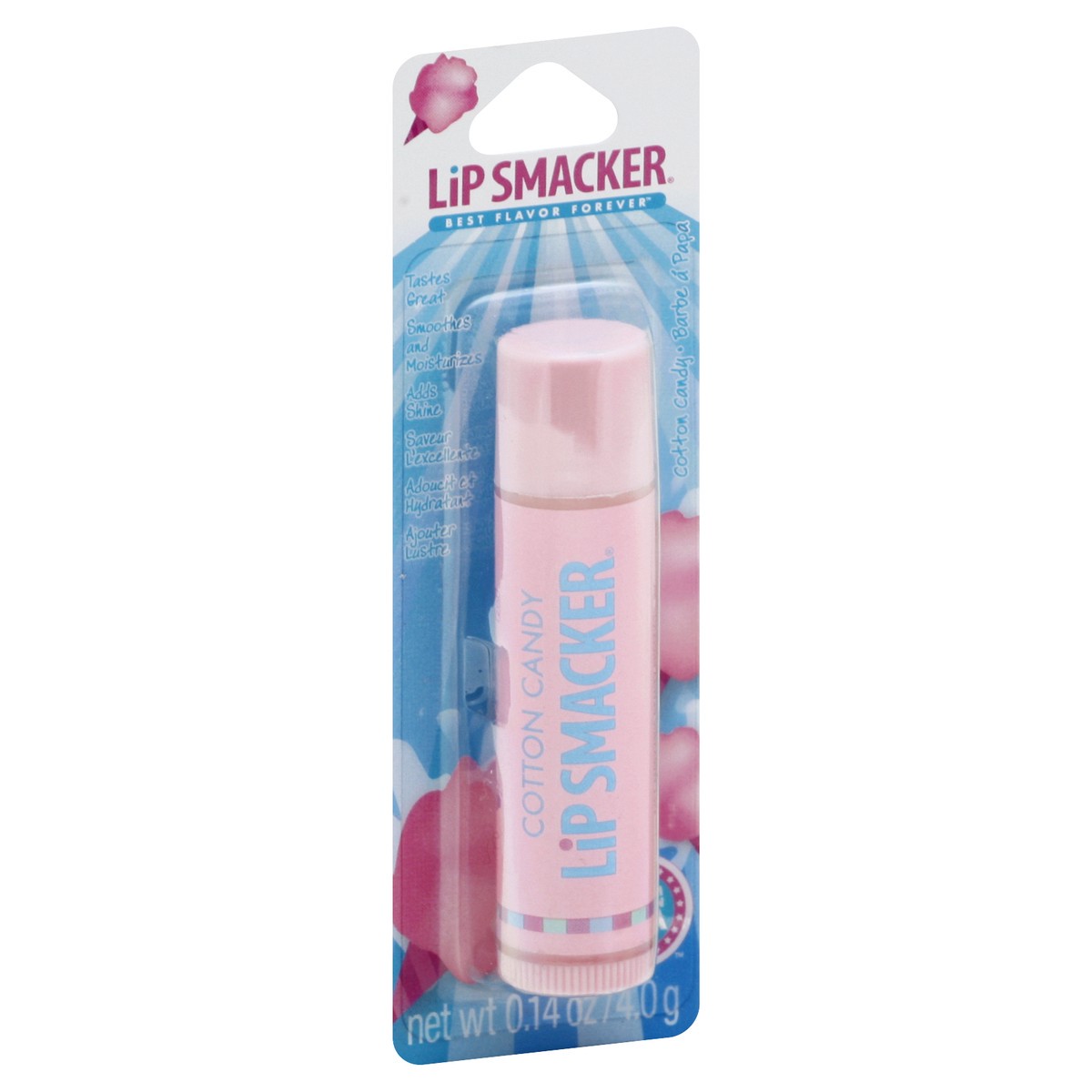 slide 9 of 12, Lip Smacker Cotton Candy Lip Balm 0.14 oz, 0.14 oz