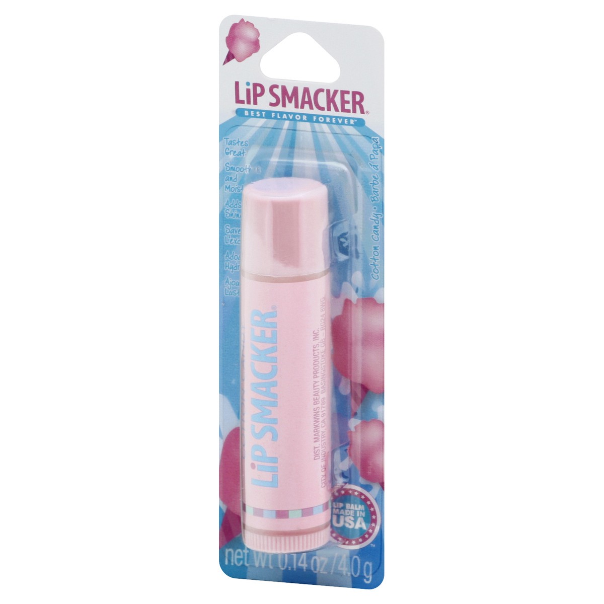 slide 8 of 12, Lip Smacker Cotton Candy Lip Balm 0.14 oz, 0.14 oz