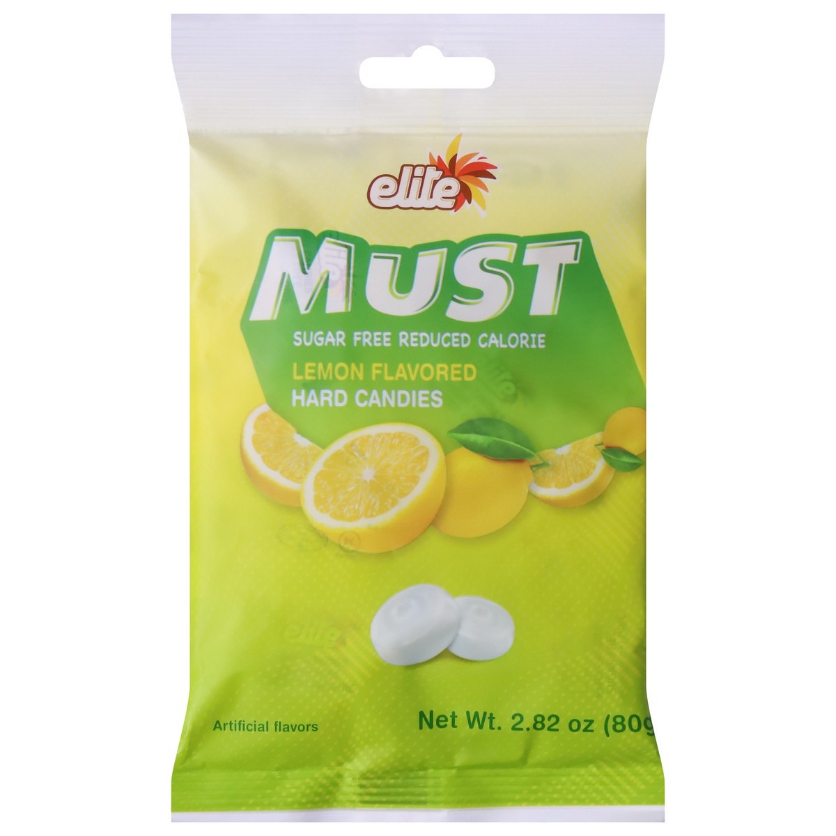 slide 1 of 9, Elite Must Lemon Flavored Hard Candies 2.82 oz, 2.82 oz