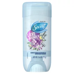 Secret Luxe Lavender Clear Gel Antiperspirant & Deodorant