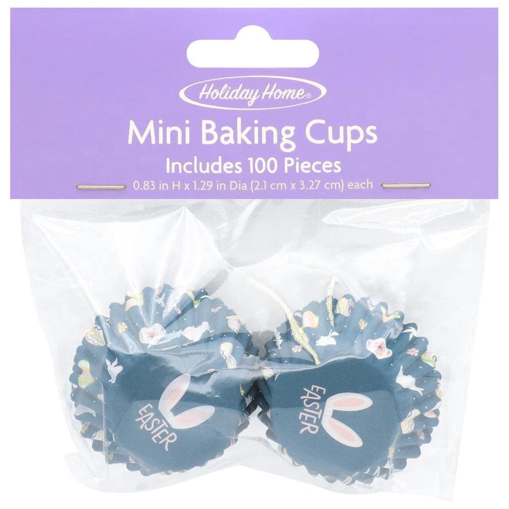 slide 2 of 2, Holiday Home® Mini Baking Cups - Easter Flowers, 100 ct