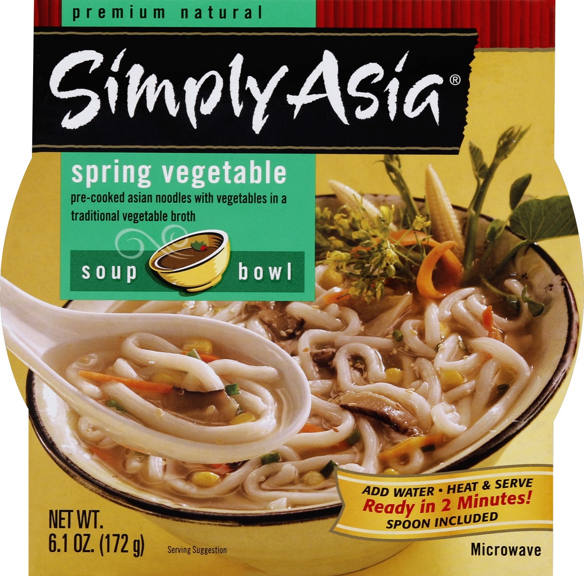 slide 5 of 6, Simply Asia Spring Vegetable Soup Bowl, 6.1 oz