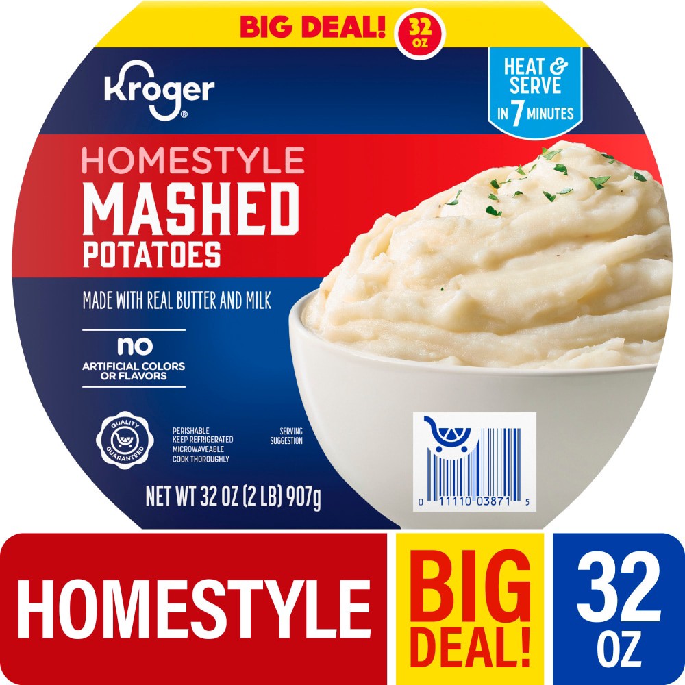 slide 1 of 1, Kroger® Homestyle Mashed Potatoes BIG DEAL!, 32 oz