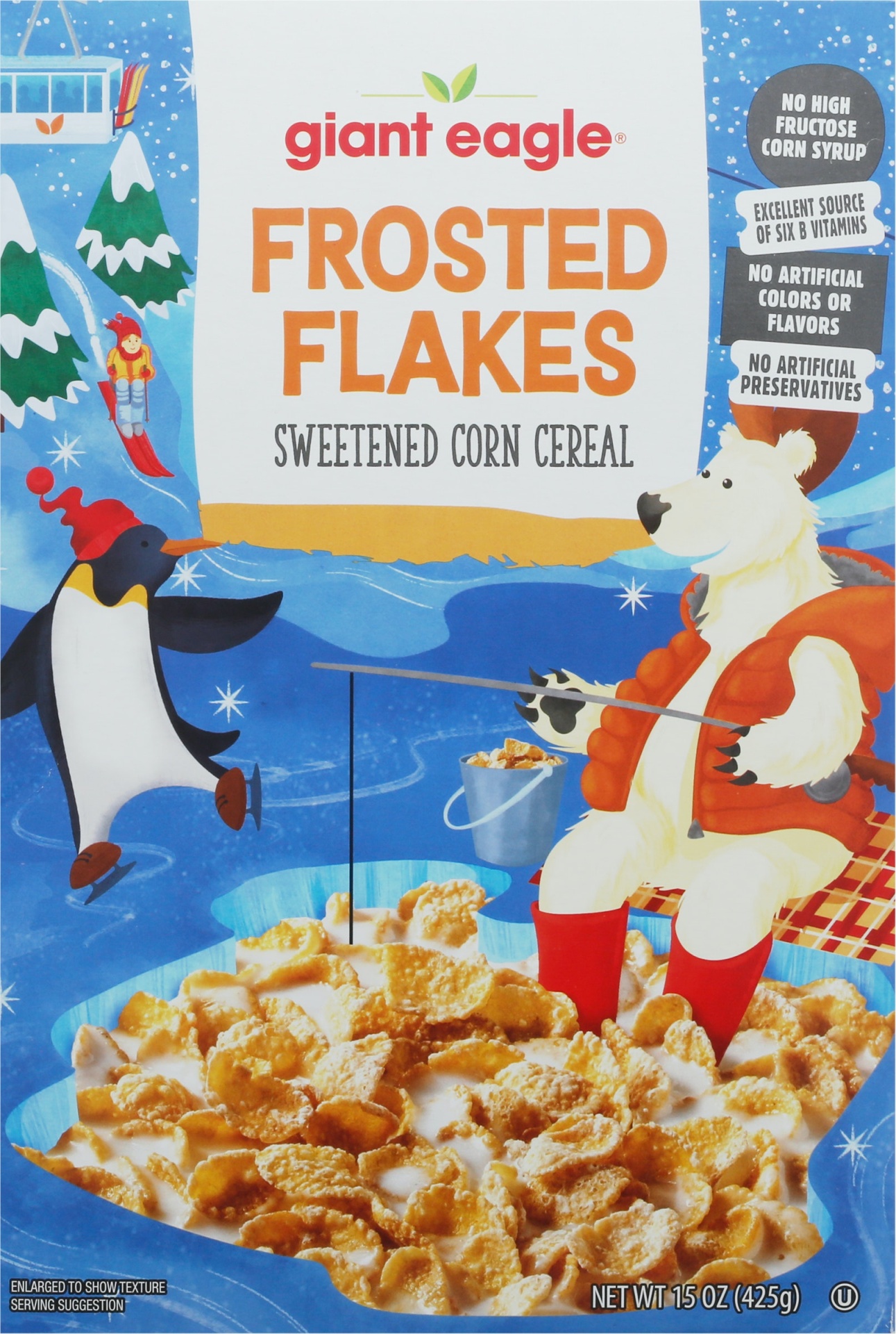 slide 1 of 1, Giant Eagle Frosted Flakes, 15 oz