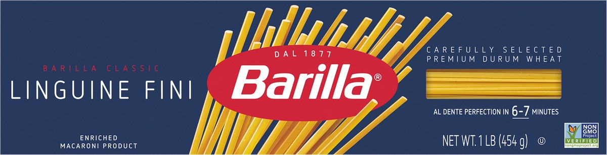 slide 2 of 9, Barilla Linguine Fini Pasta, 1 lb