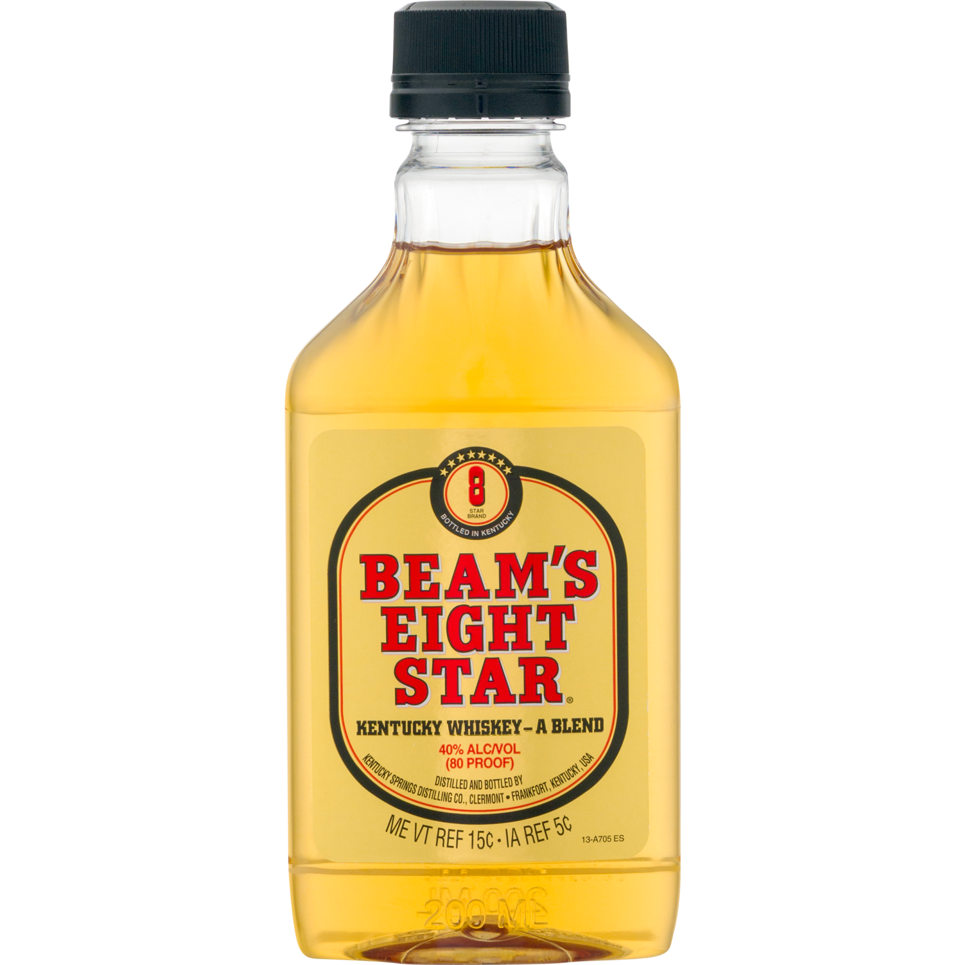 slide 2 of 4, Jim Beam Beam's Eight Star Kentucky Whiskey 200 Ml, 200 ml