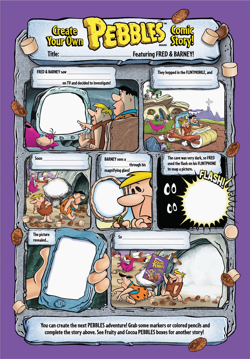 slide 5 of 9, Cocoa Pebbles Marshmallow Rice Cereals 11 oz, 11 oz