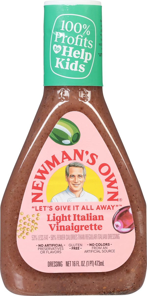 slide 6 of 9, Newman's Own Light Italian Vinaigrette Dressing 16 fl oz, 16 fl oz