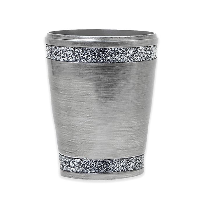 slide 1 of 1, India Ink Omni Wastebasket - Pewter, 1 ct