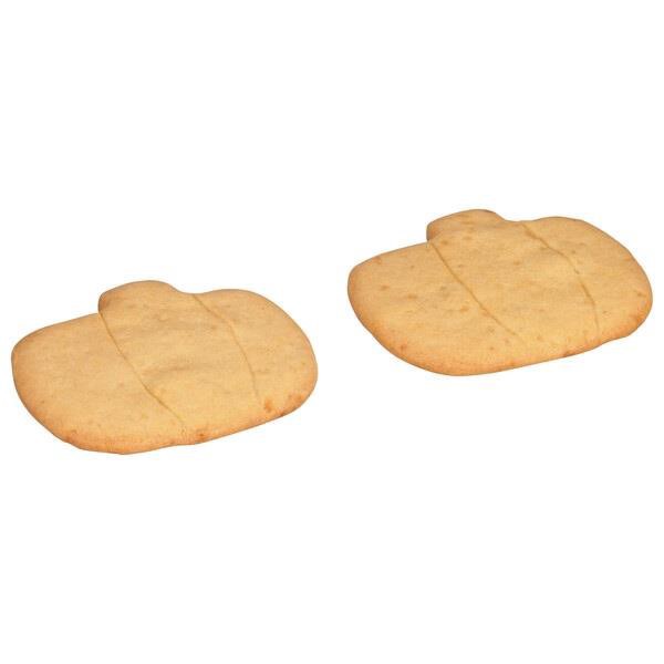 slide 1 of 1, Unsugared Pumpkin Cutout Cookies, 1 oz