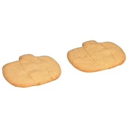 Unsugared Pumpkin Cutout Cookies