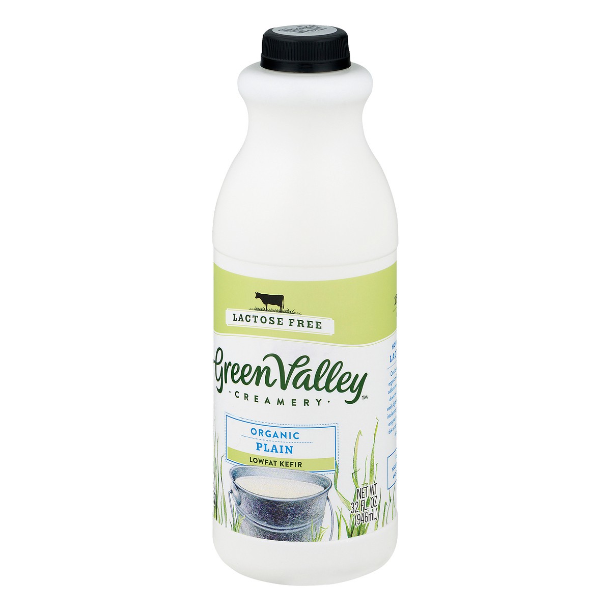 slide 7 of 10, Green Valley Organics Lactose Free Lowfat Organic Plain Kefir 32 fl oz, 32 fl oz