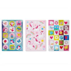 Carlton Cards 221ct Unicorn, Hearts, and Icons Stickers