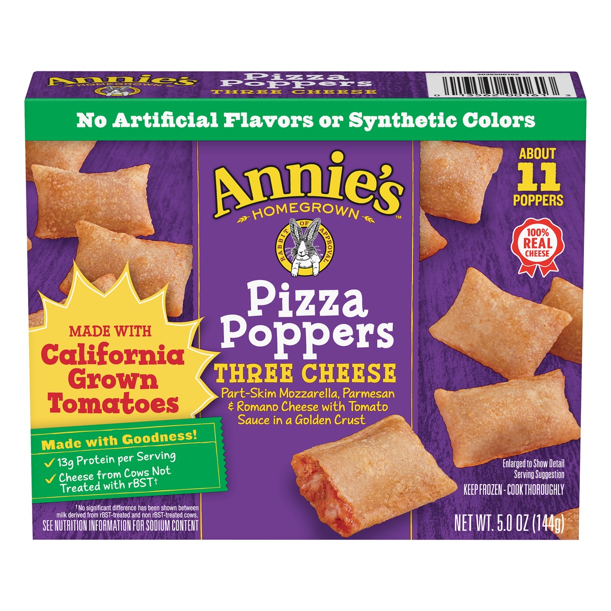 slide 1 of 1, Annies Three Cheese Pizza Poppers 5 oz, 5 oz