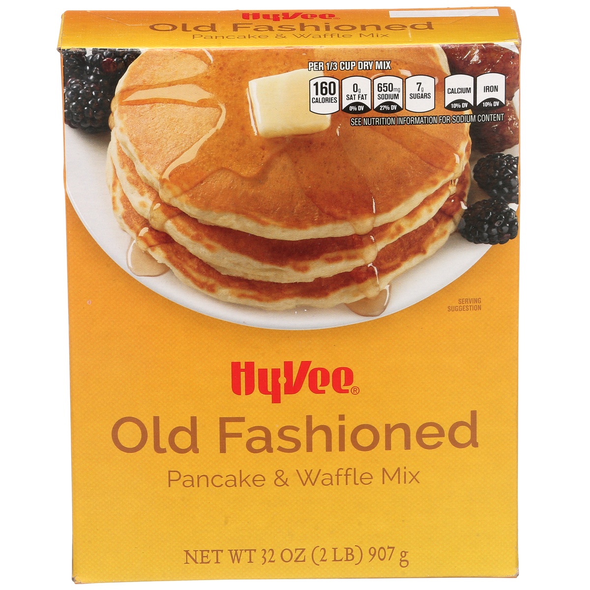 slide 1 of 1, Hy-vee Old Fashioned Pancake & Waffle Mix, 32 oz