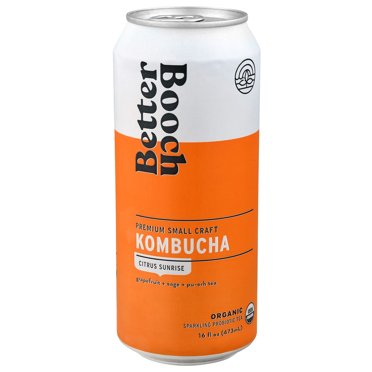 slide 1 of 3, Better Booch Citrus Sunrise Kombucha 16 fl oz, 16 oz