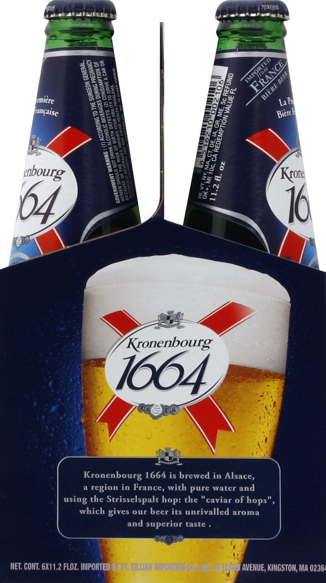 slide 3 of 4, Kronenbourg 1664 Beer 6 ea, 6 ct; 12 oz