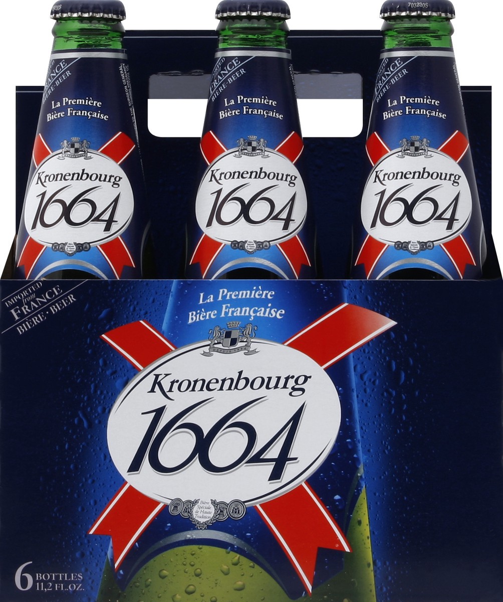 slide 1 of 4, Kronenbourg 1664 Beer 6 ea, 6 ct; 12 oz