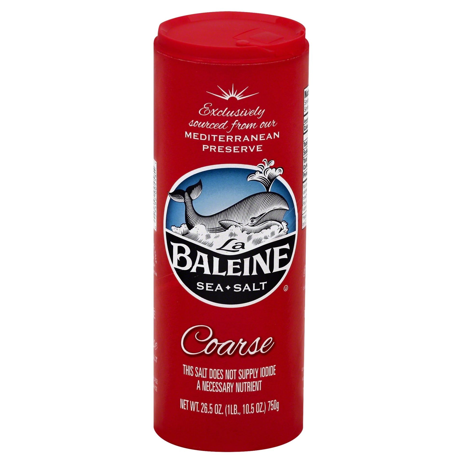 slide 1 of 1, La Baleine Coarse Sea Salt, 26.5 oz
