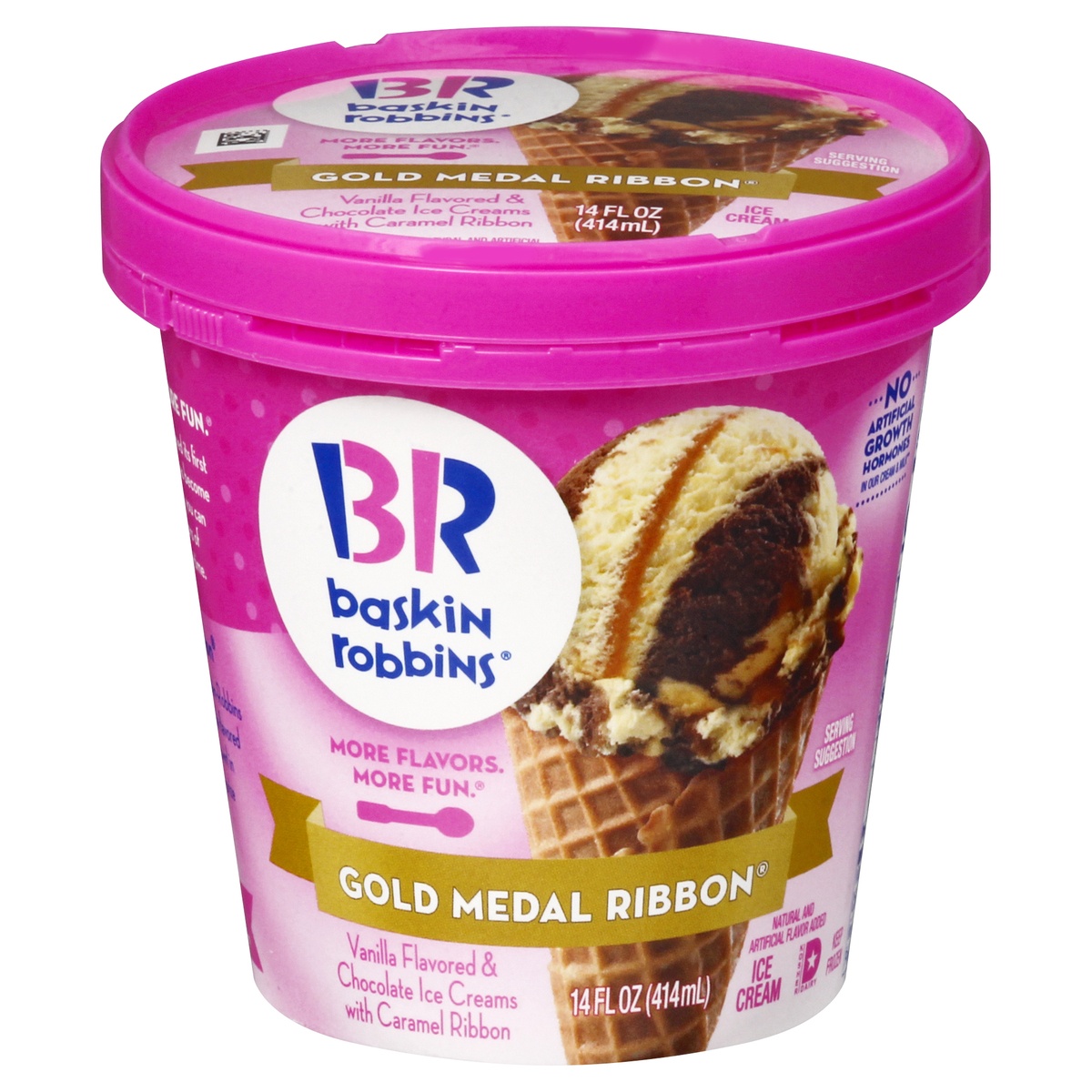 slide 1 of 9, Baskin-Robbins Gold Medal Ribbon Ice Cream 14.0 oz, 