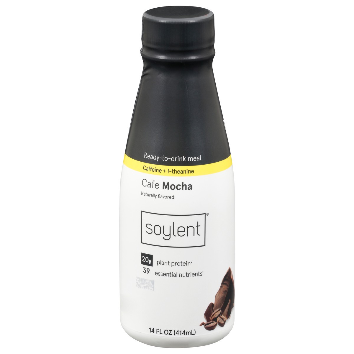 slide 1 of 9, Soylent Vegan Protein Meal Replacement Shake, Cafe Mocha - 14 oz, 14 fl oz