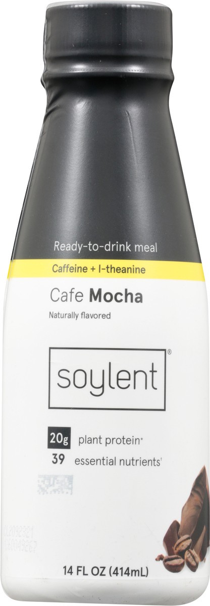 slide 6 of 9, Soylent Vegan Protein Meal Replacement Shake, Cafe Mocha - 14 oz, 14 fl oz