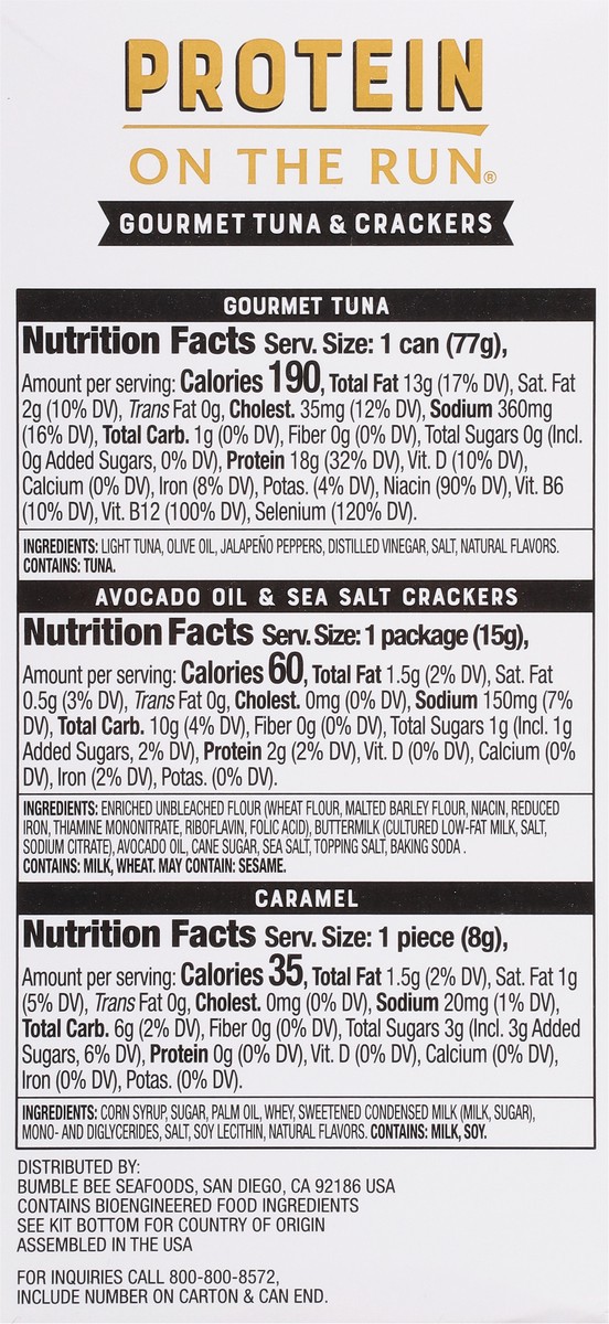 slide 3 of 9, Bumble Bee Prime Mild Jalapeno Gourmet Tuna & Crackers 1 ea, 3.5 oz