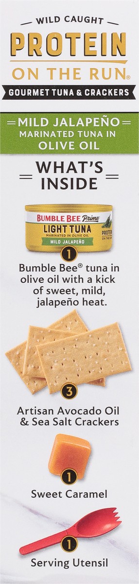 slide 6 of 9, Bumble Bee Prime Mild Jalapeno Gourmet Tuna & Crackers 1 ea, 3.5 oz
