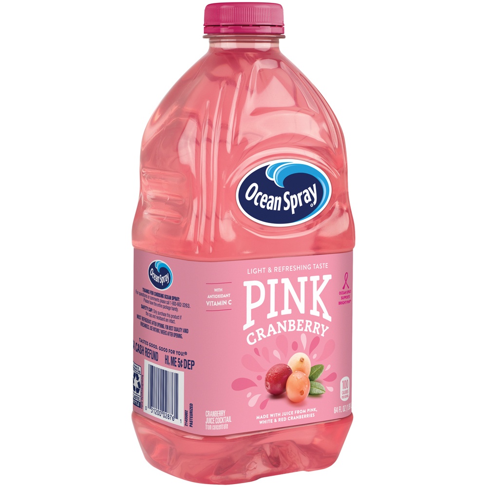 slide 2 of 8, Ocean Spray Pink Cranberry Juice, 64 fl oz